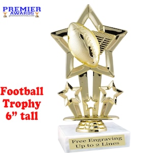 Football trophy.  Great award for sports leagues, recreational departments, schools, and more.