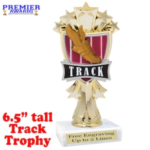 Track trophy.  6.5&quot; tall.  Great for your team, schools, or your favorite track star!