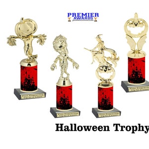 Halloween  trophy.  Great for costume contests, pumpkin carving contests, office parties, and more.