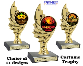 Trophée du concours de costumes d'Halloween.  Choix de 11 modèles.  6 pieds de haut.
