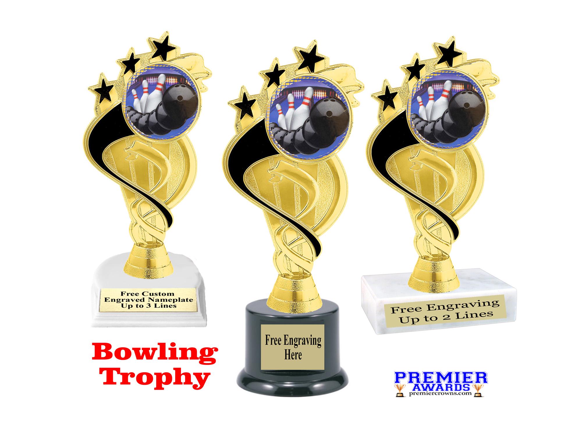 Trofeo Di Cricket Bowling Bandiera Con Incisione Personalizzata – Regalo Perfetto Per Campioni