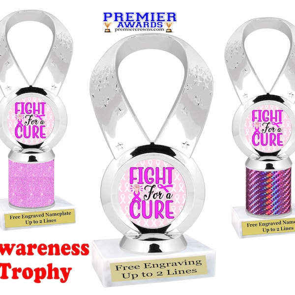 Awareness theme Trophy.   Great trophy for any event, competition, party, parade, pageant and more!