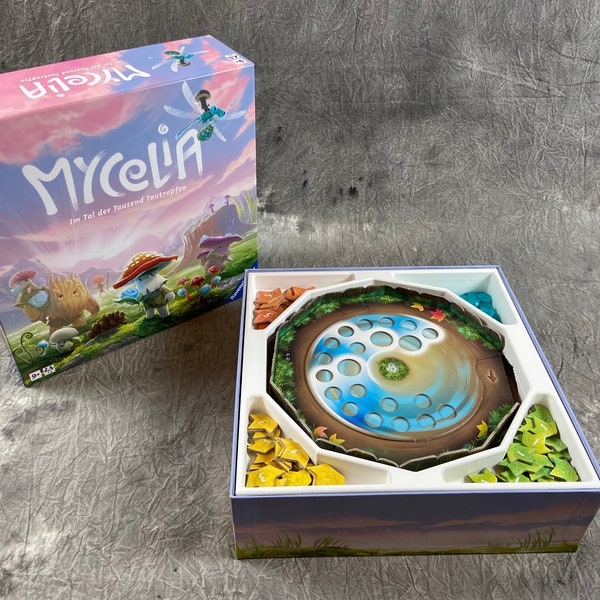 Mycelia Board Game Organizer / Insert