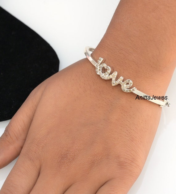 Love word bracelet sale
