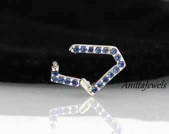 925 Silver Diamond Charm Holder: Openable Link Enhancer (10x13 MM)