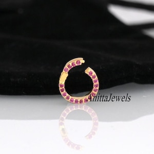 Diamond Circle Enhancer, 925 Silver Charm Enhancer, Elongated Circle, Charm Holder, Round Charm Holder, Circle Enhancer. Diamond Enhancer