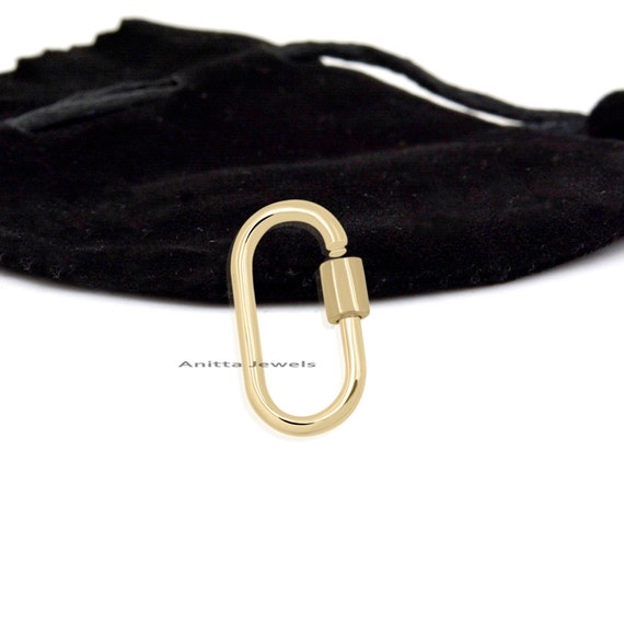 14k gold carabiner online
