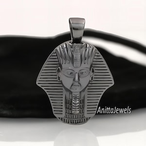 925 Silver Egyptian Pharaoh King Pendant