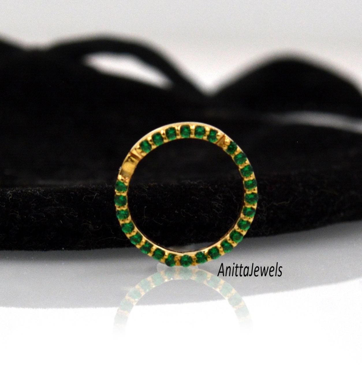14k Gold Turquoise Charm Enhancer: Handmade Round Link Lock - View 6 - Anitta Jewels | SKU: etsy_1694934882
