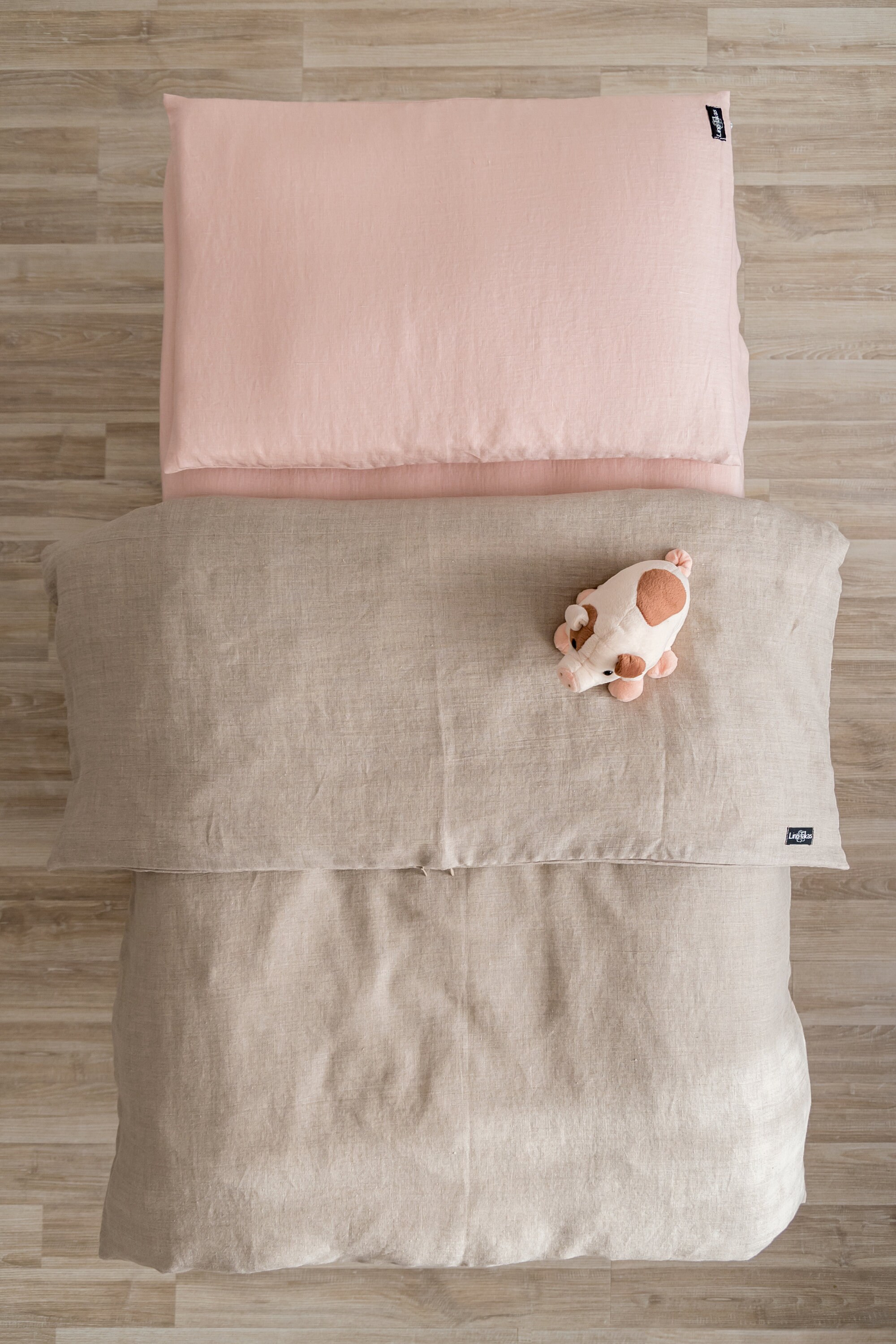 Natural Linen Baby Bedding Gender Neutral Toddler Linen Etsy