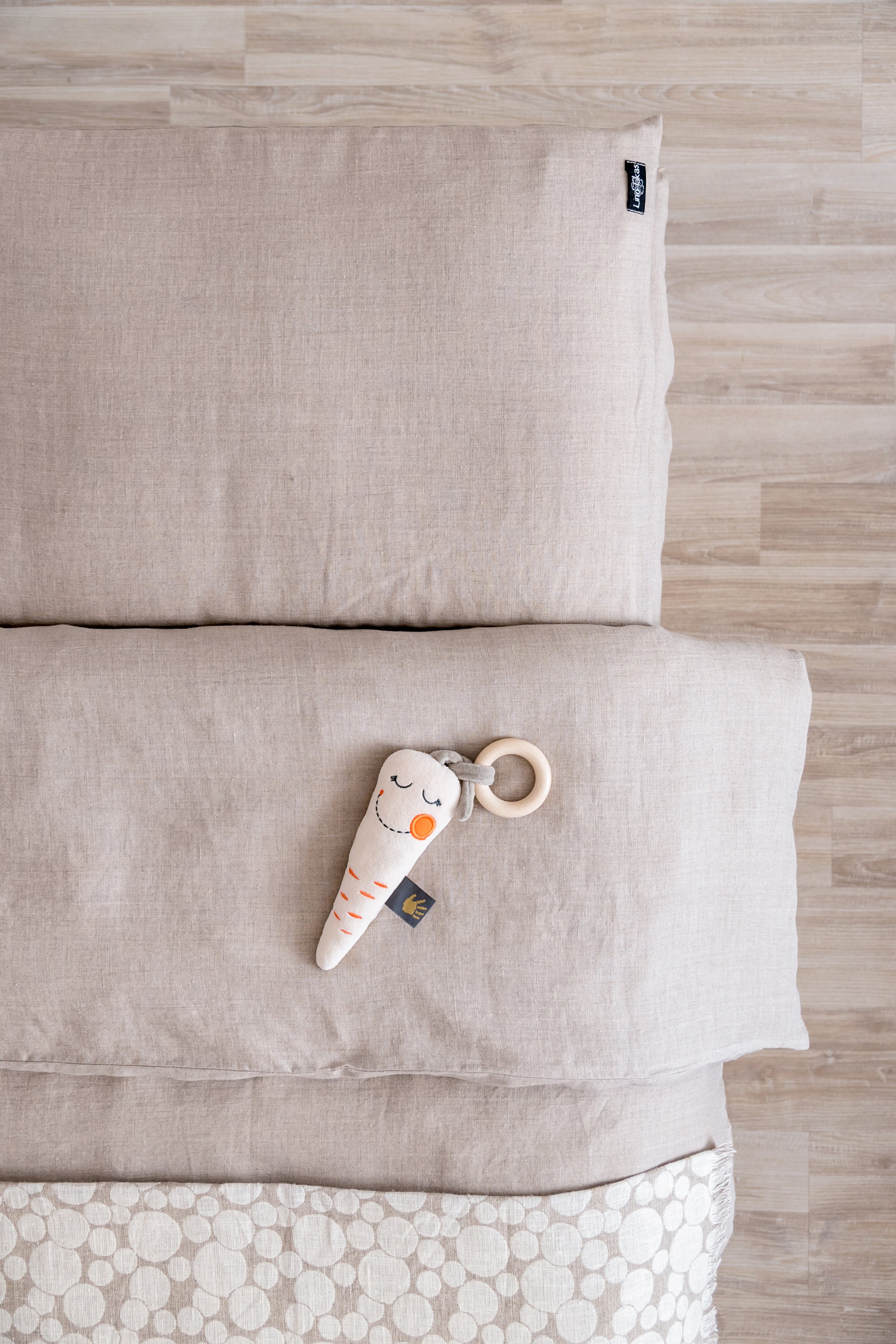 Natural Linen Baby Bedding Gender Neutral Toddler Linen Etsy