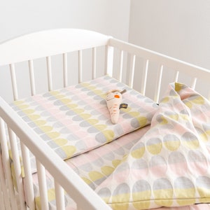 Baby bedding, toddle linen blend winter bedding set, gender-neutral kids bedding set