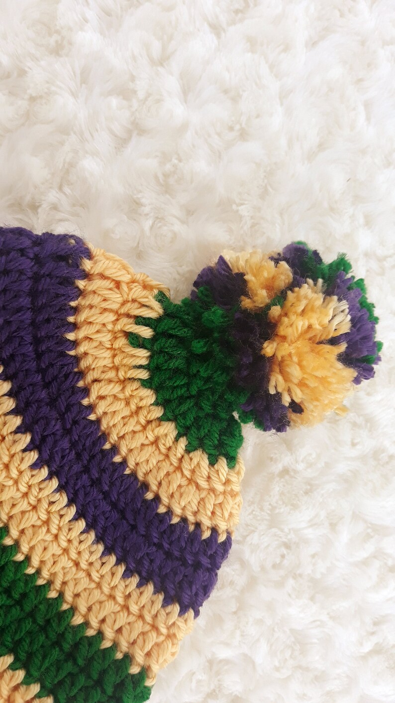 mardi gras hat crochet