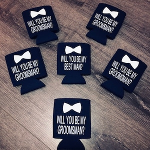 Regalo Be My Groomsmen / Regalos De Novios / Will You Be My Best Man / Regalos de Novios Asequibles / Propuesta de Mejor Hombre / Fiesta de Bodas / Soltero /