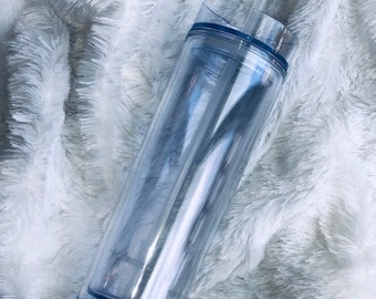 Personalisierte Tumbler Personalisierte Cup | Name Cup, Name Tumbler, personalisierter Becher, Isoliergut-Doppel-Walled, Skinny Clear Tumbler, Drinkware