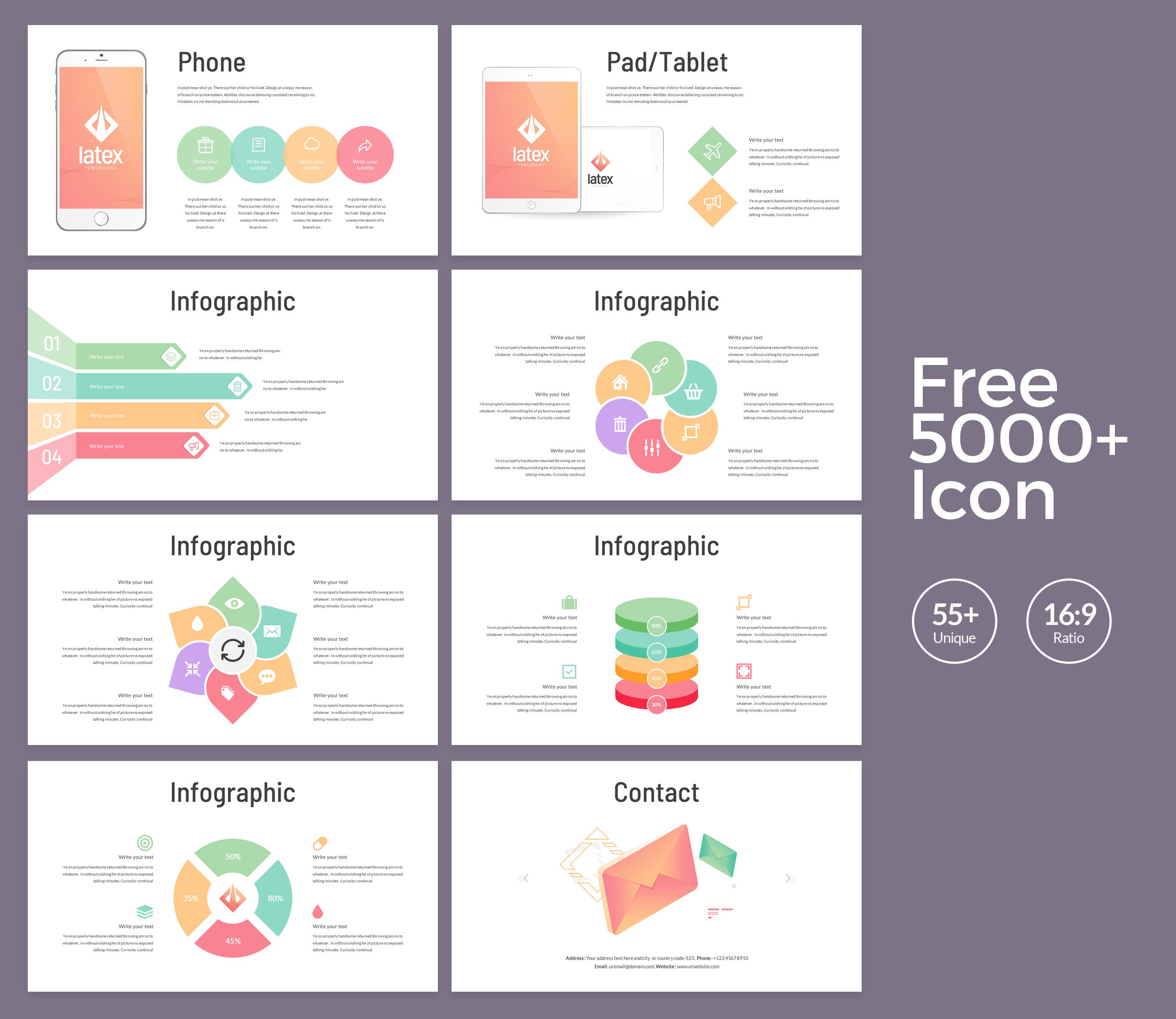 Moderne PowerPointPräsentation mit Keynote und Google Slides Etsy