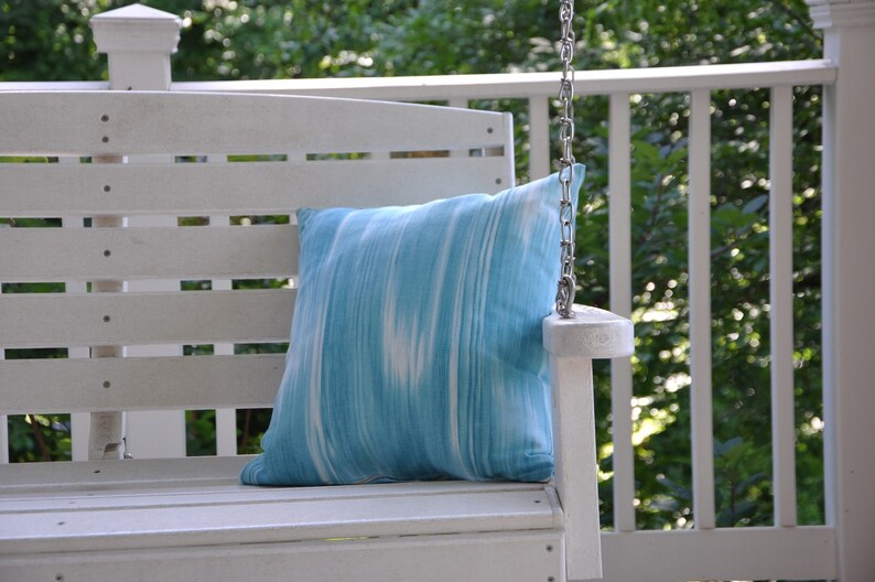 Made by Marblau Designs Home Decor Handmade pillow covers Home D\u00e9cor Light blue pillow covers Typical Mallorca fabric 18x18