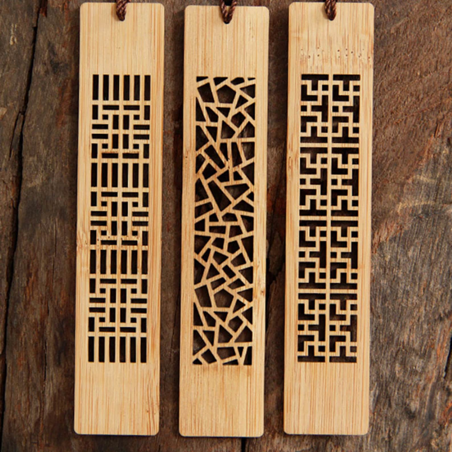 Carved bookmarks