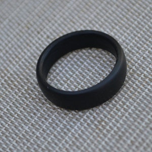 Ebony Wood Ring with Preservation Kit, Handcrafted and Custom