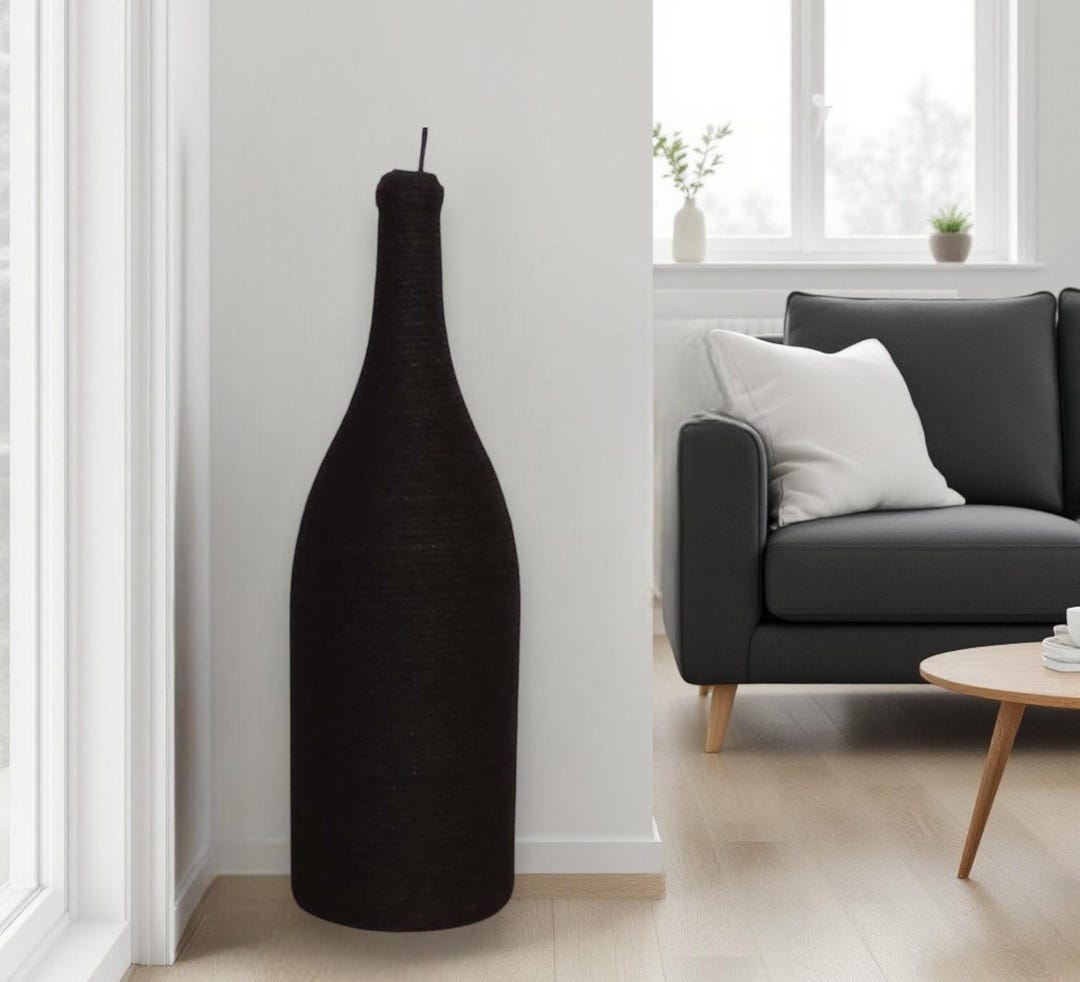 Big Black Vase Floor. Extra Large Floor Vase 3 Feet Tall. Vase Décor ...