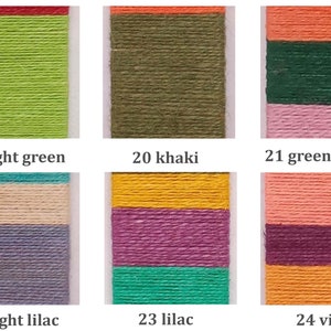 Jute Colors for Ordering Products. Jute is NOT for Sale. Order a Plank ...