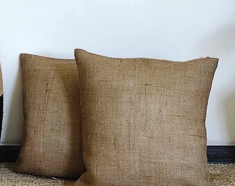 Foindtower, Set di 2 federe decorative in lino con frange, stile bohémien e rustico, con nappe, morbide, per divano, letto, soggiorno, decorazione per