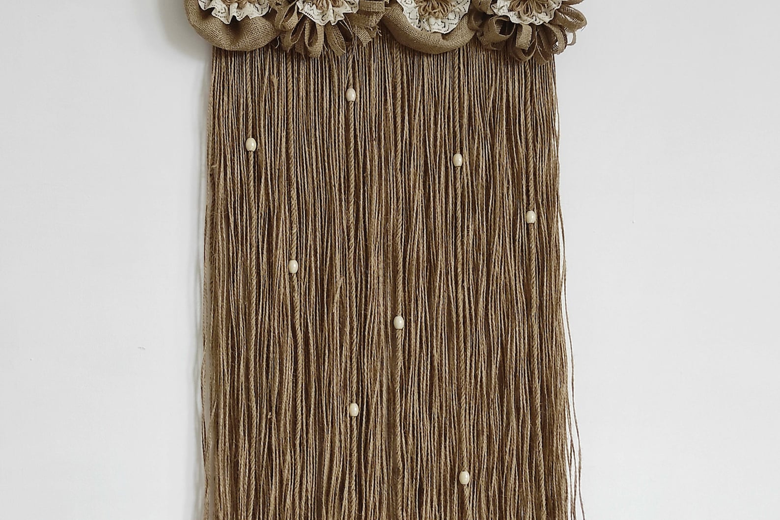 Long narrow wall art Boho apartment décor Macrame wall hanging Etsy