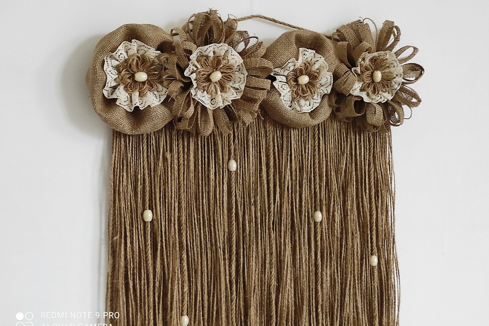 Long narrow wall art Boho apartment décor Macrame wall hanging Etsy