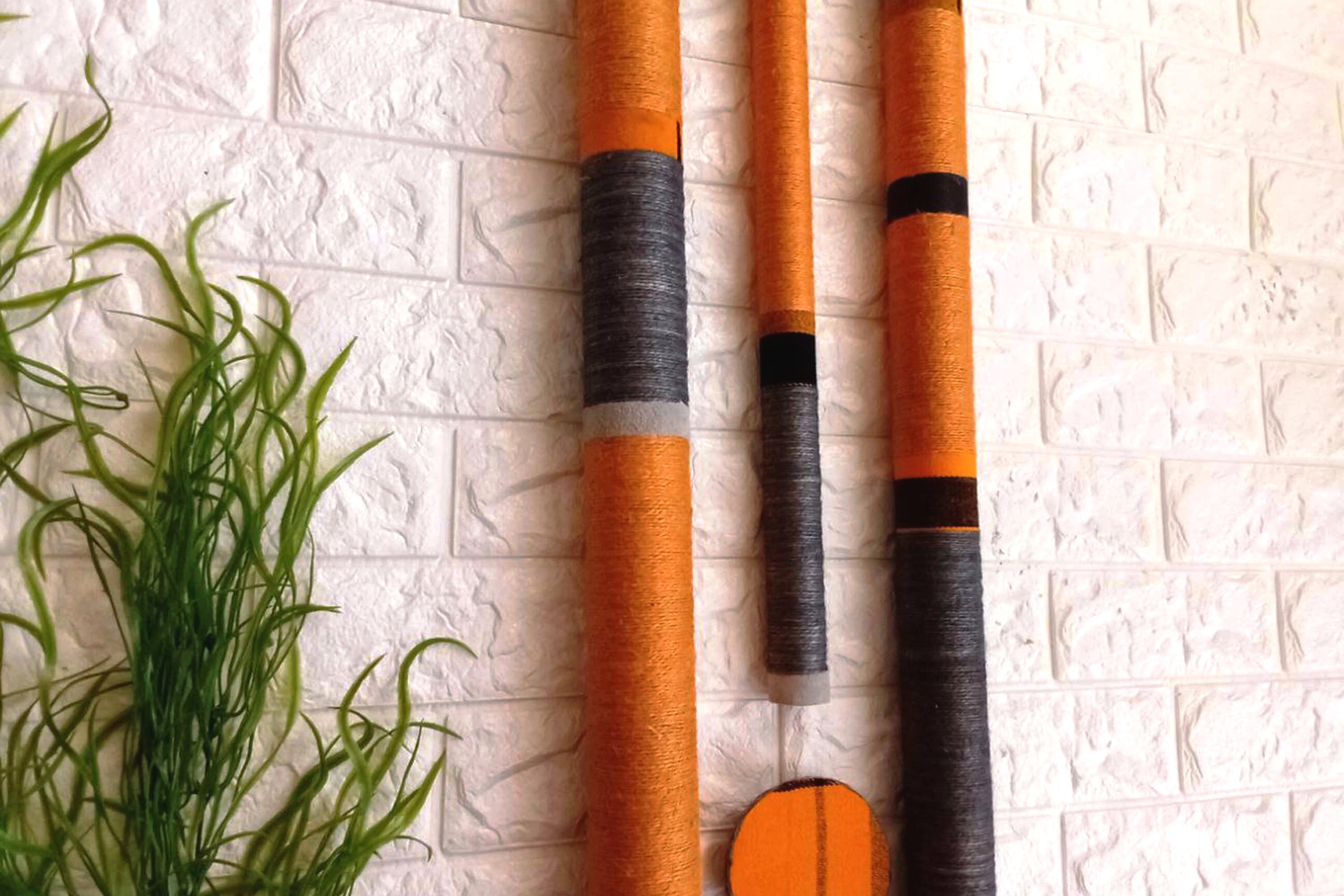 Long Wall Hanging Or 3 Piece Wall Art For Boho Apartment Decor Etsy Long Wall Hanging Or 3 Piece Wall Art For Boho Apartment Decor Etsy