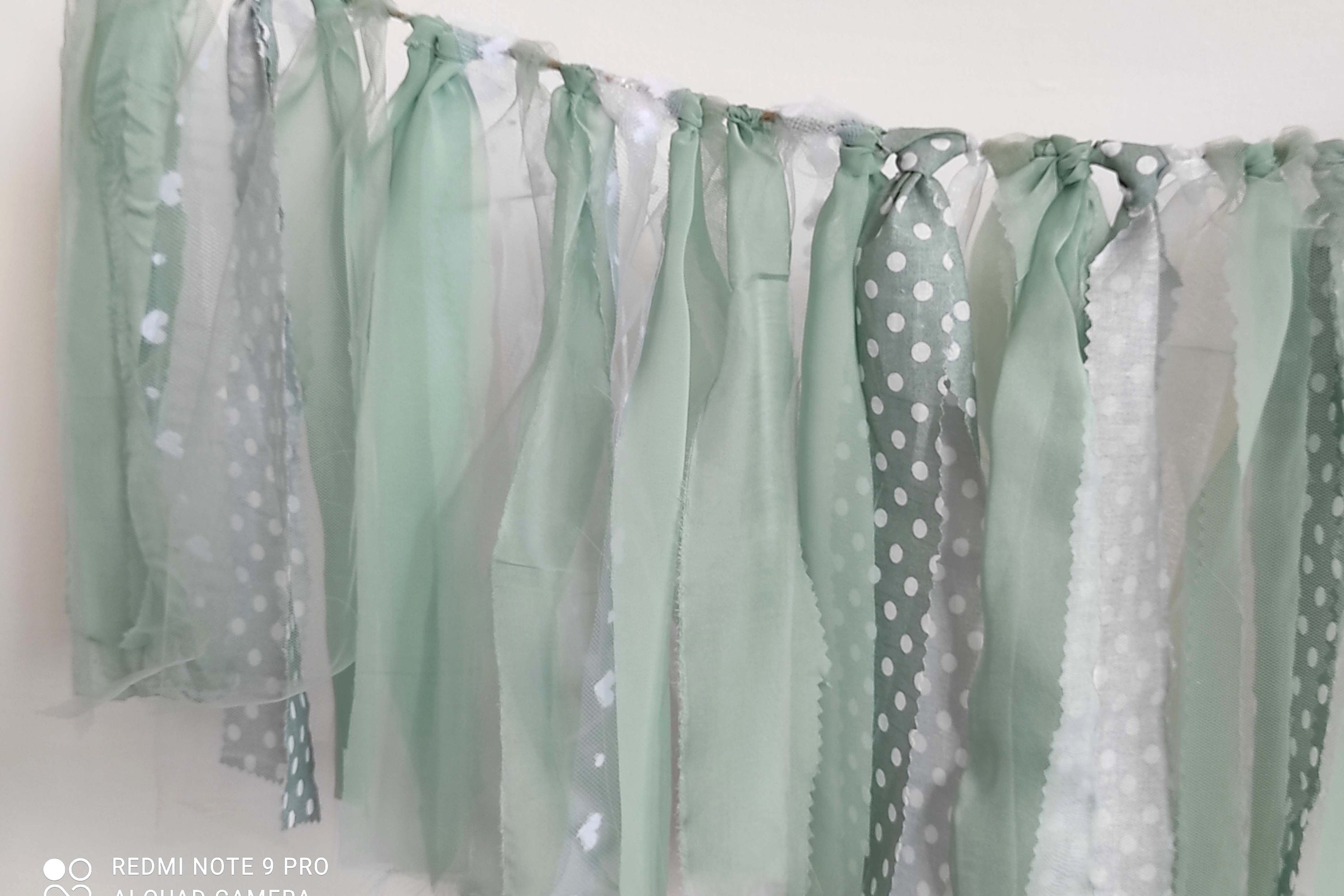 Baby shower garland sage. Sage green décor decorations party Etsy