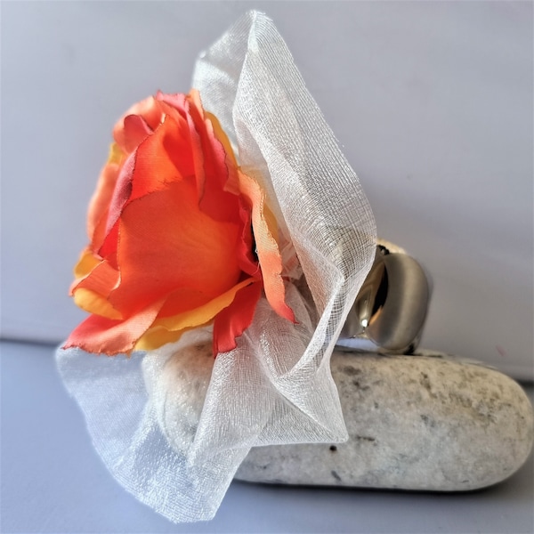 Silk Flower Corsage Etsy UK
