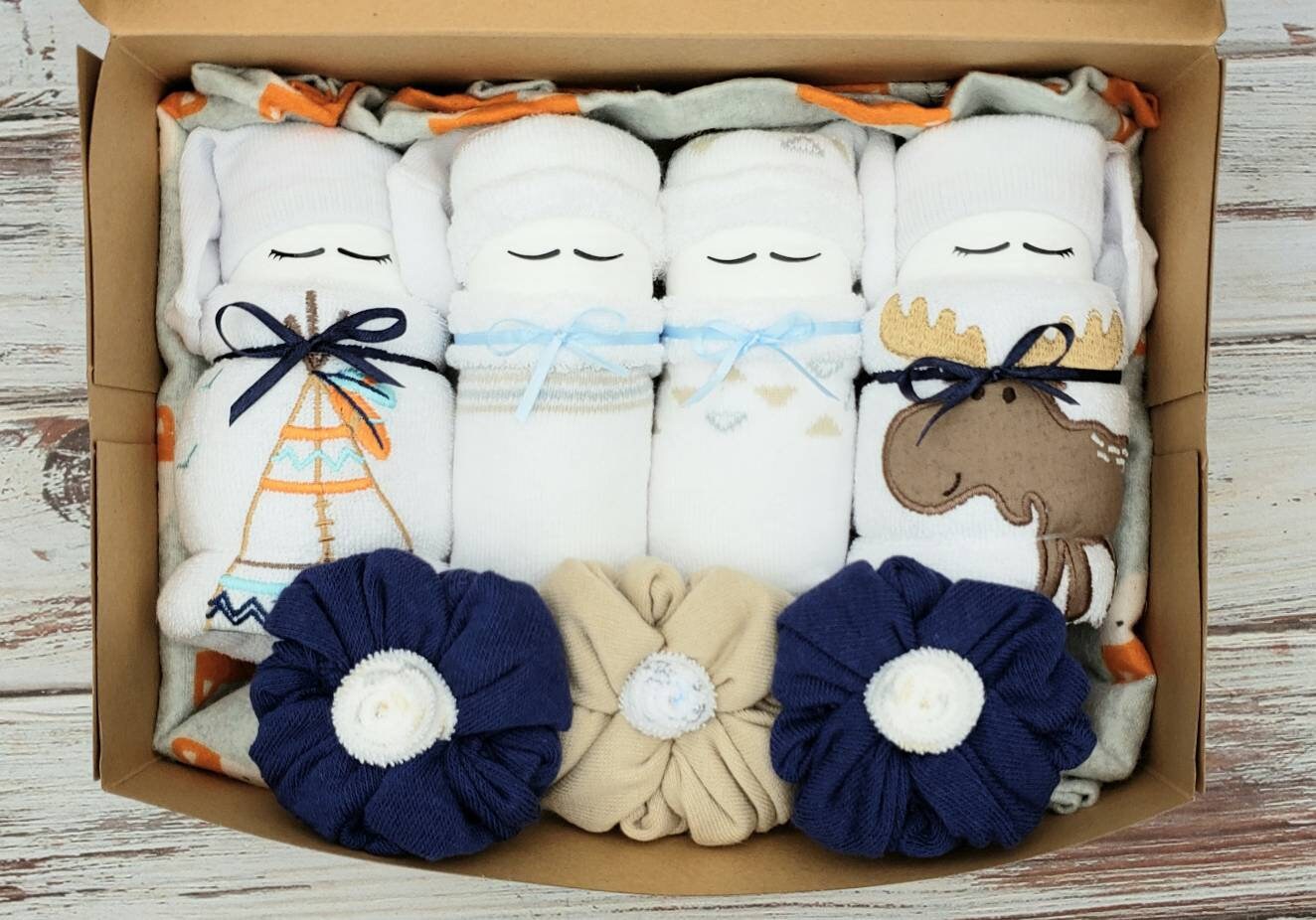 Unique Newborn Baby Boy Gift, Expectant Parents Gift, Corporate Baby Congratulations, New Dad