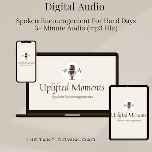 Op geloof gebaseerde gesproken aanmoediging | Christelijke dagelijkse affirmaties | Digitale audio downloaden | Zelfliefde audioreflecties