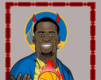 Basketball Devil Playoff Prayer Candle