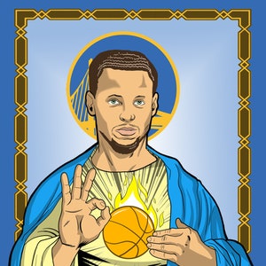 Basketball Jesus Playoff Gebetskerze