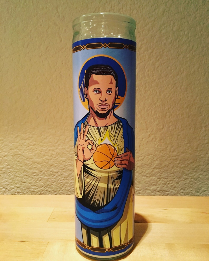Basketball Jesus Playoff Prayer Candle Etsy