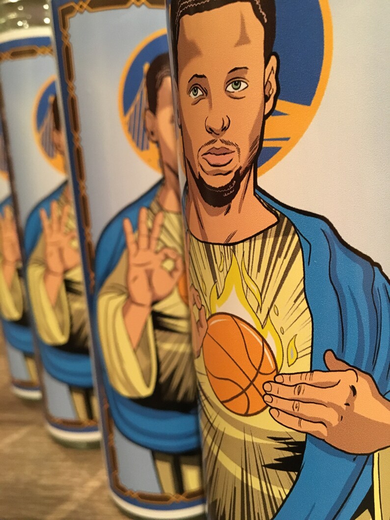 2 X Basketball Jesus Playoff Prayer Candle Etsy