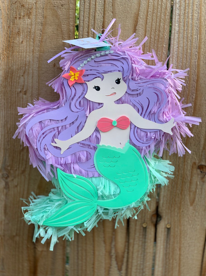 Mermaid Pinata Sirena Piñata Etsy