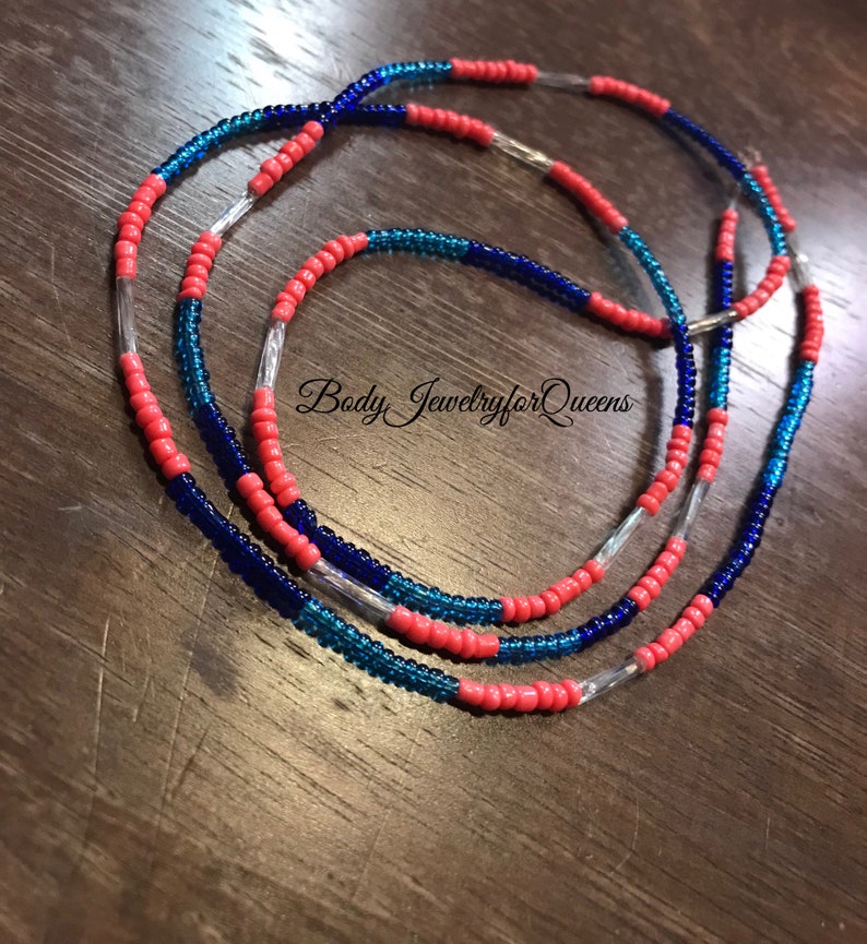 Multi Color Waist Beads Etsy