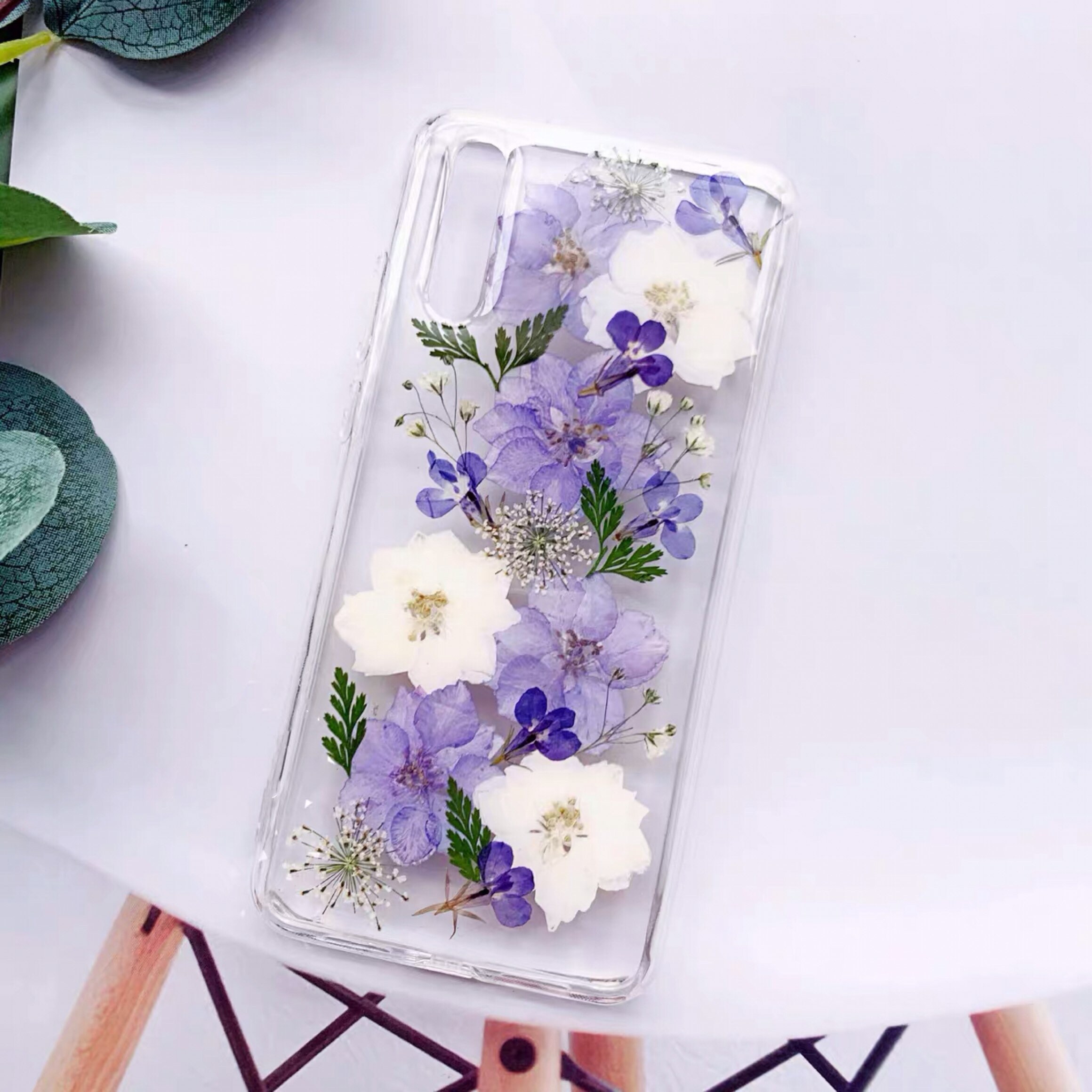 Pressed Dried Flower Phone Case Iphone 12 13 Case11 Pro Max Etsy