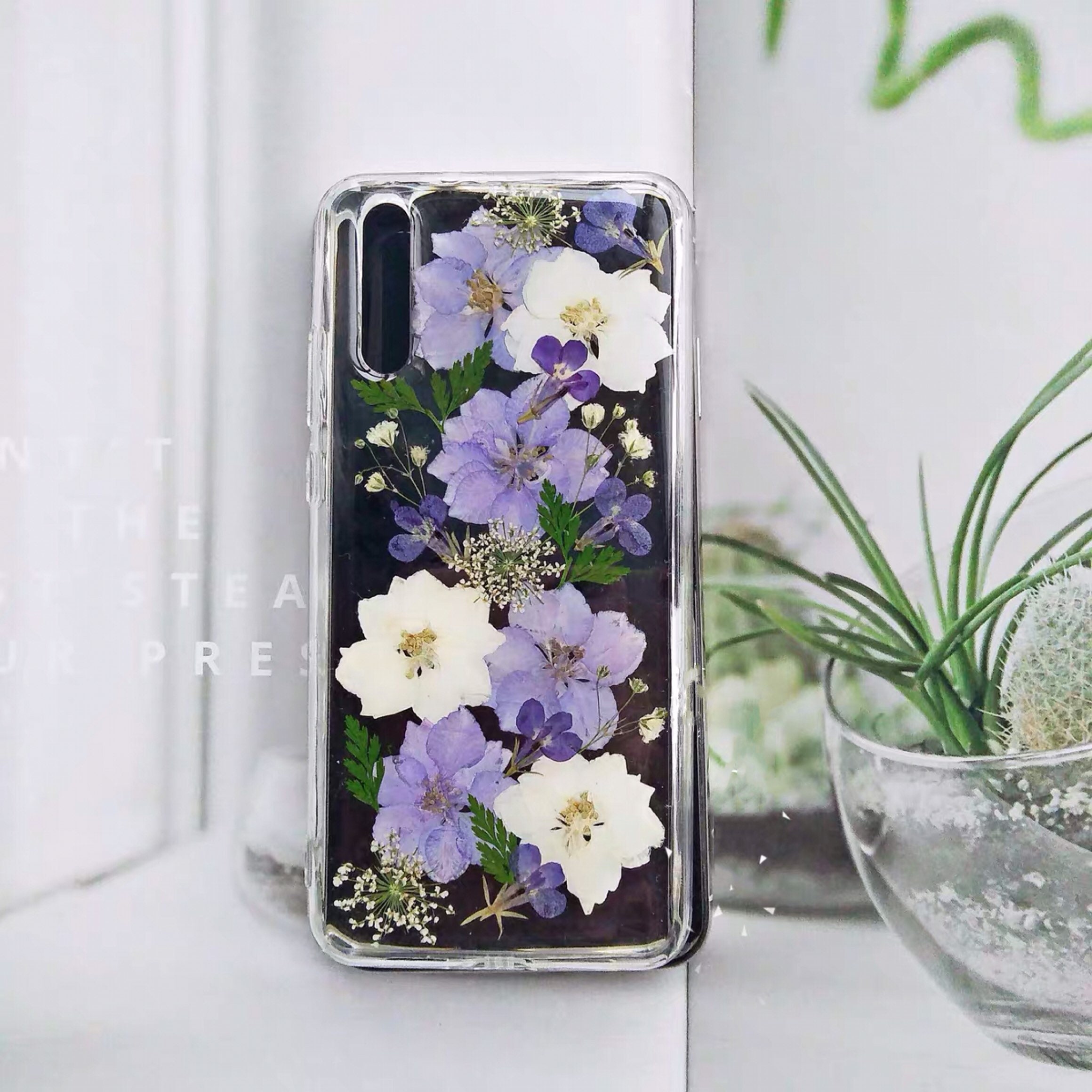 Pressed Dried Flower Phone Case Iphone 12 13 Case11 Pro Max Etsy