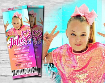 Fake Jojo Siwa Ticket Representation I D.R.E.A.M Tour I | Etsy