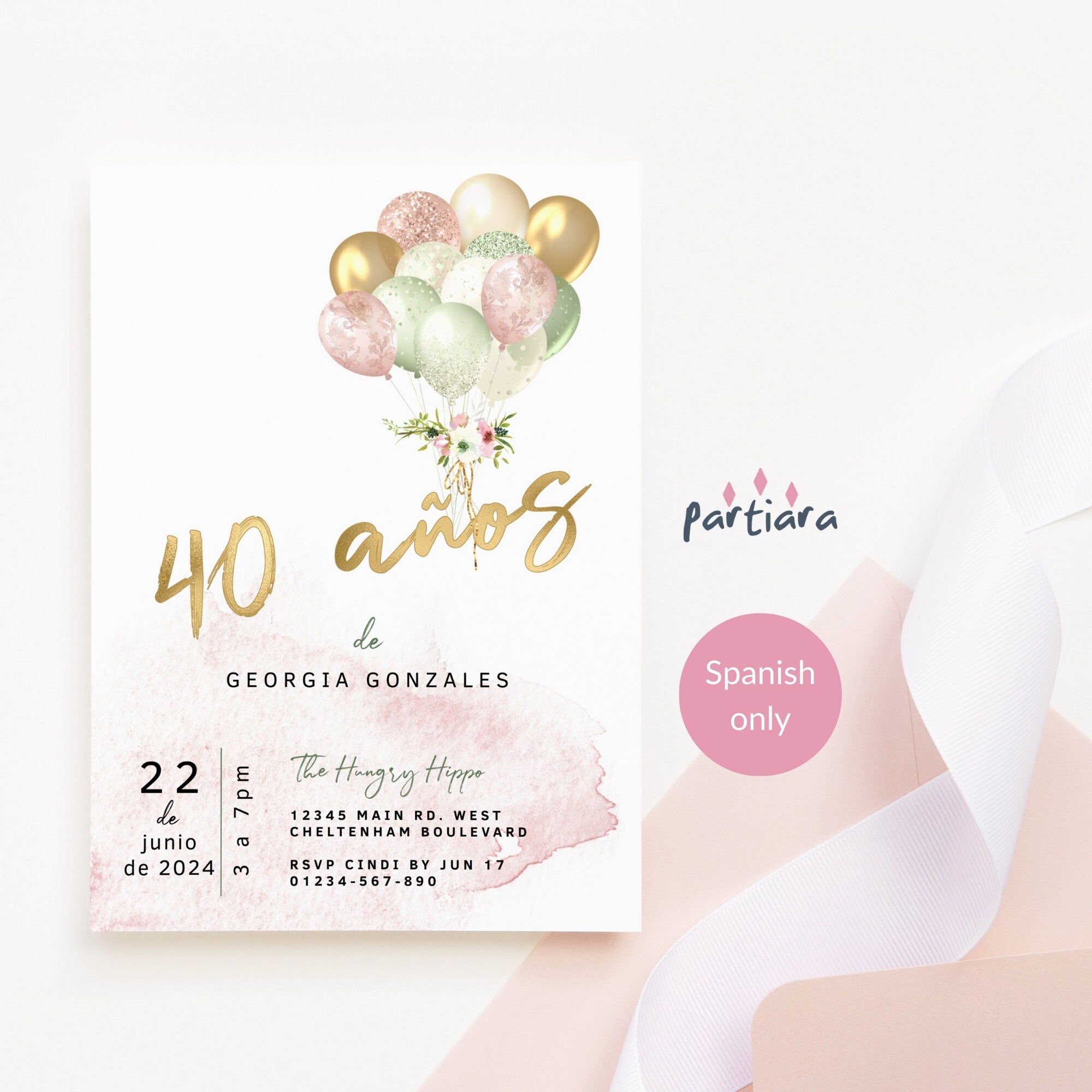 spanish-40th-birthday-invite-template-ladies-dinner-party-invitation