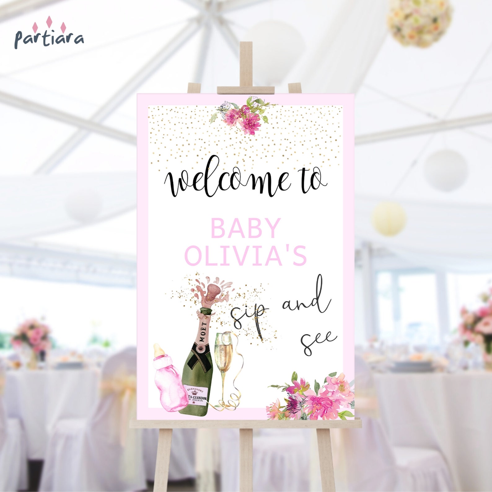 Sip and See Party Games, Decorations, and Everything Else You Need To