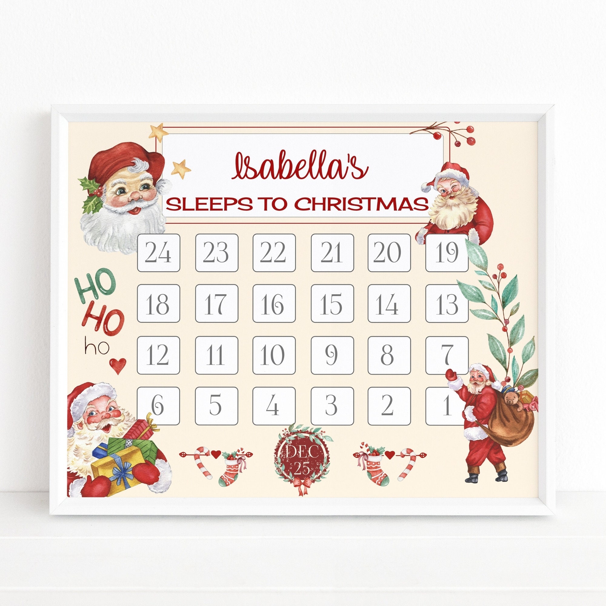 kids-christmas-countdown-calendar-printable-boy-girl-sleeps-to-christmas-eve-north-pole-mail-elf-activity-chart-editable-corjl-template-p191-etsy