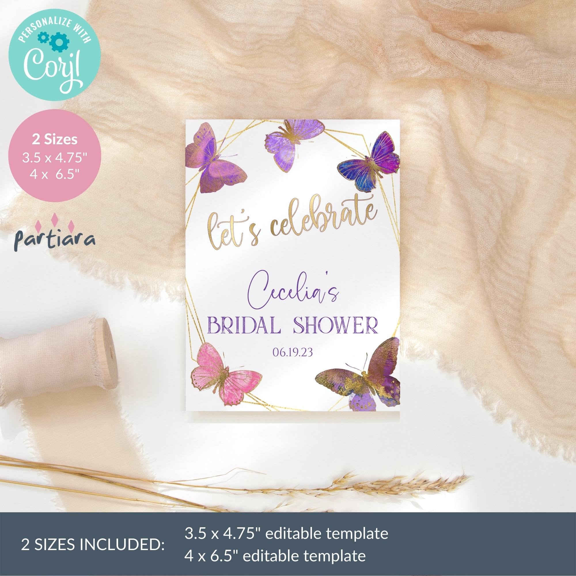 Etichette Per Bomboniere A Farfalla Modificabili Etichette - Foto 10