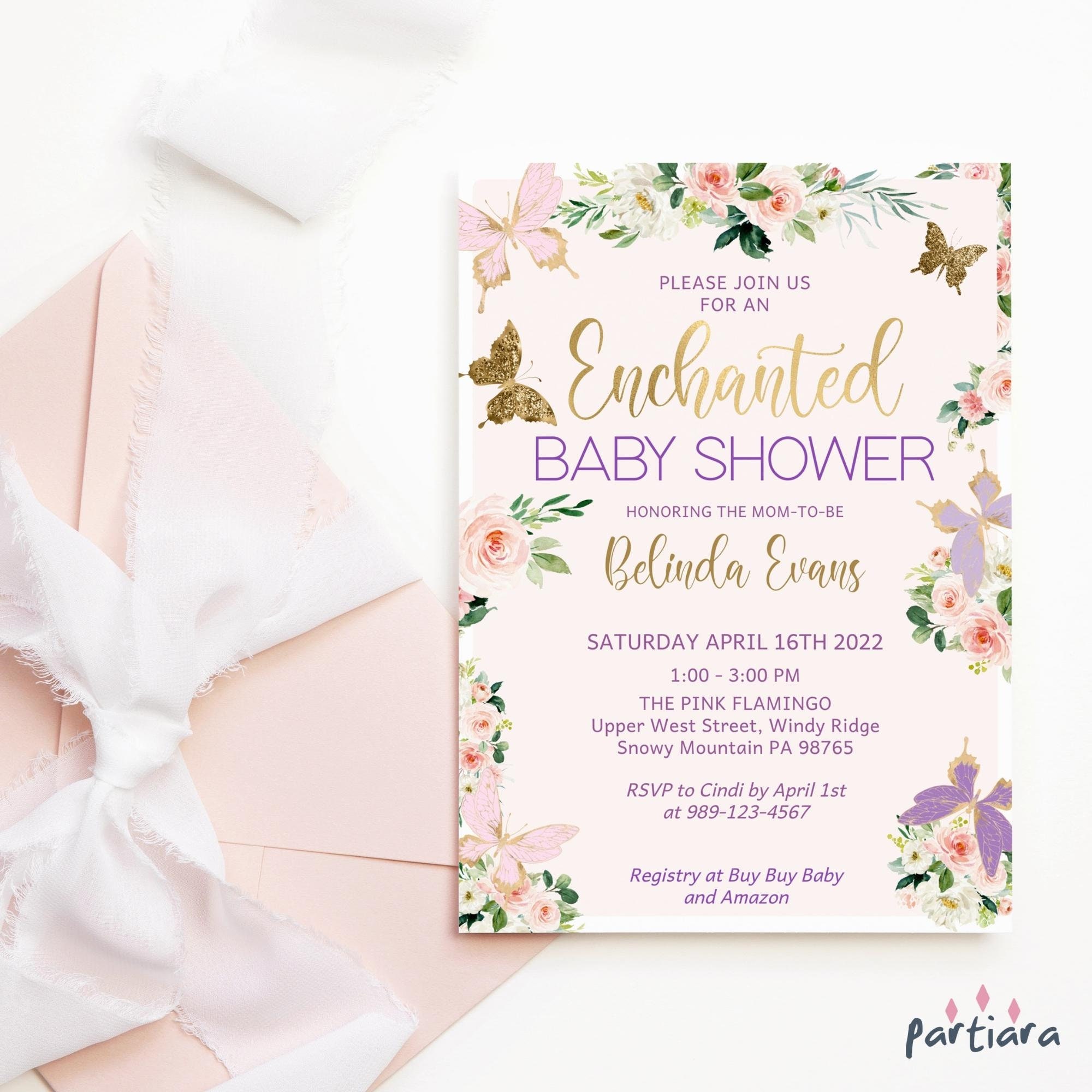Enchanted baby shower theme 2025