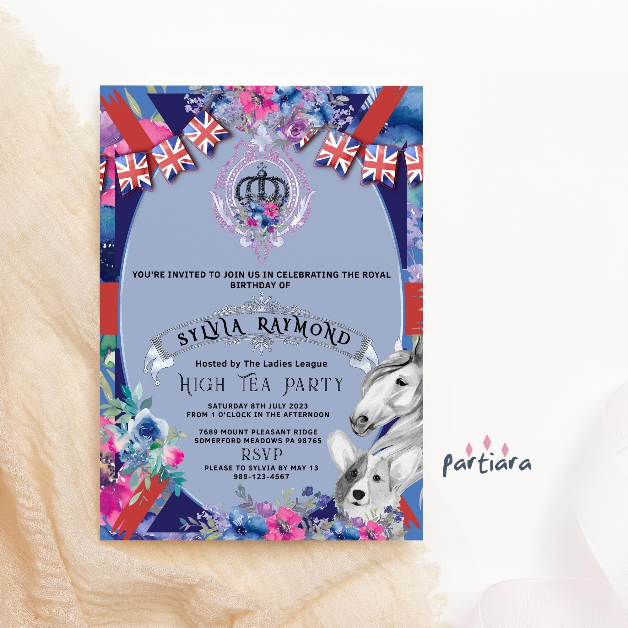 Royal High Tea Invitation