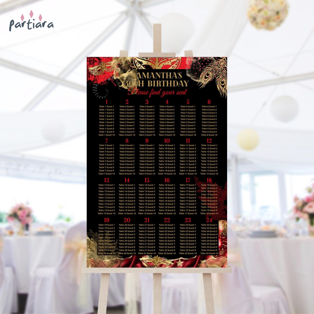 mardi gras world seating chart