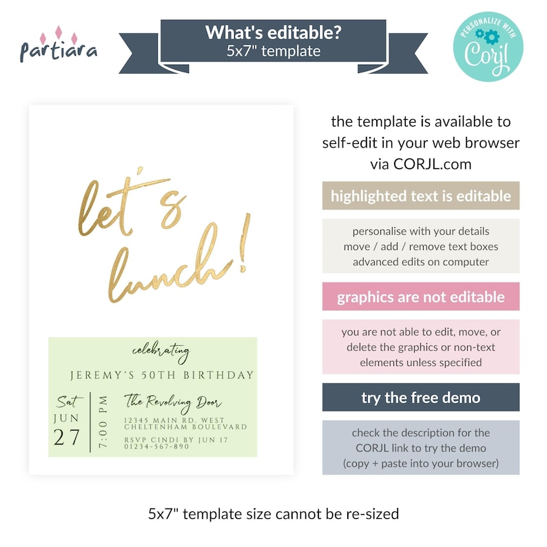 Ladies Lunch Invitation Printable Birthday Luncheon All White - Etsy